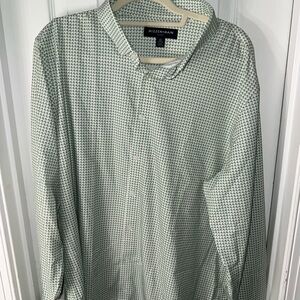 Mizzen+Main Men's Green Patterned Shirt Jacket